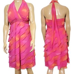 Ignite Evenings by Carol Lin Sleeveles Salsa Dress
